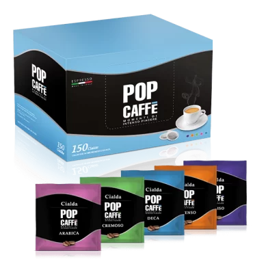 50/150 Cialde Pop Caffe Gusto Deciso