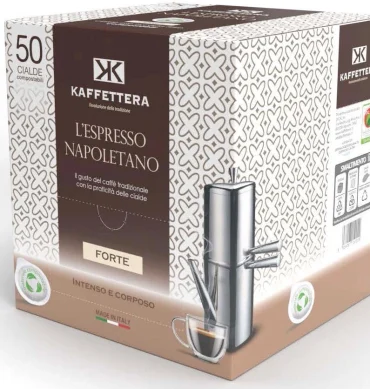 Kaffettera 50 cialde miscela forte + KIT ACCESSORI